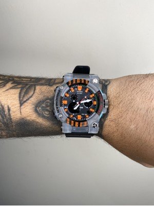 G-SHOCK FROGMAN PRETO COM LARANJA